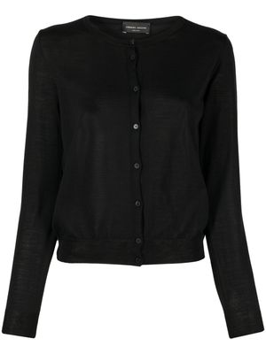 Roberto Collina cardigan en laine - Noir