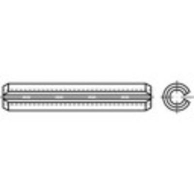 TOOLCRAFT 1069003 Spanstiften (Ø x l) 10 mm x 50 mm RVS 50 stuk(s)