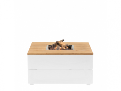Cosi: Cosipure 100 Vuurtafel Teak Tafelblad - wit