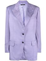 TOM FORD blazer à simple boutonnage - Violet - thumbnail