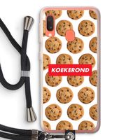 Koekerond: Samsung Galaxy A20e Transparant Hoesje met koord