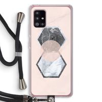 Creatieve toets: Samsung Galaxy A51 5G Transparant Hoesje met koord