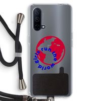 Run The World: OnePlus Nord CE 5G Transparant Hoesje met koord