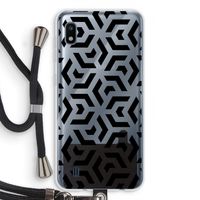 Crazy pattern: Samsung Galaxy A10 Transparant Hoesje met koord