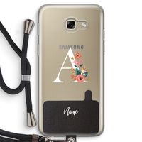 Pink Bouquet: Samsung Galaxy A5 (2017) Transparant Hoesje met koord