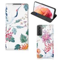 Samsung Galaxy S21 | Hoesje maken | Bird Flowers