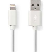 Sync and Charge-Kabel | Apple Lightning - USB-A Male | 3,0 m | Wit Sync and Charge-Kabel | Apple Lightning - USB-A Male | 3,0 m | Wit