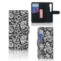 Xiaomi Mi Note 10 Pro Hoesje Black Flowers