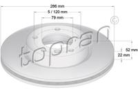 Topran Remschijven 500 563 - thumbnail