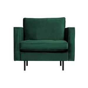 BePureHome Rodeo Classic Fauteuil - Velvet - Green Forest