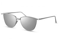 CWI zonnebril dames vlinder cat.3 zilver/grijs (CWI1423) - thumbnail