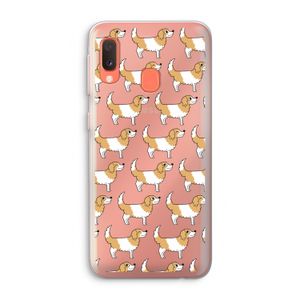 Doggy: Samsung Galaxy A20e Transparant Hoesje