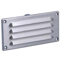 Nedco schoepenrooster - 180x90mm - geborsteld RVS