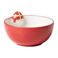 Sinterklaas schaaltje - rood/geel/wit - ø15x10 cm Sinterklaas schaaltje - rood/geel/wit - ø15x10 cm