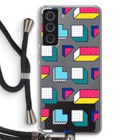 8-bit N°7: Samsung Galaxy S21 FE Transparant Hoesje met koord