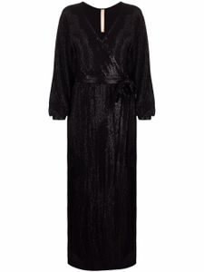 Maria Lucia Hohan robe portefeuille Sabrina - Noir