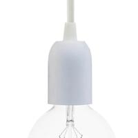 Fitting lamp e27 Wit Drop Cap modern