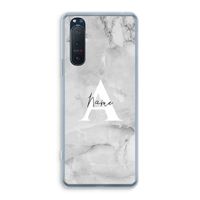 Ivory Marble: Sony Xperia 5 II Transparant Hoesje