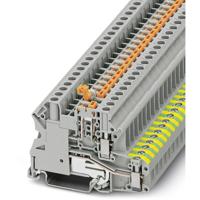 Phoenix Contact 3070011 Aardklem 3-etages 6.2 mm Schroeven Grijs 50 stuk(s)