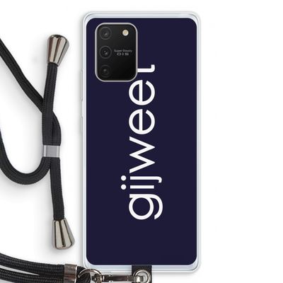 Gijweet: Samsung Galaxy S10 Lite Transparant Hoesje met koord