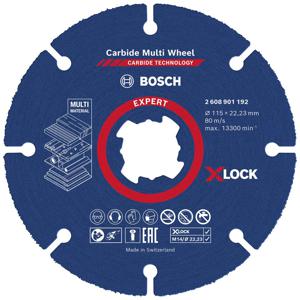 Bosch Accessories EXPERT Carbide Multi Wheel X-LOCK 2608901192 Doorslijpschijf recht 115 mm 1 stuk(s)