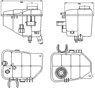 Expansietank, koelvloeistof CRT126000S