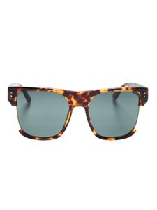 Linda Farrow lunettes de soleil carrées Lomas - Marron