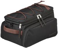 Gazelle Bagagedragertas trunkbag 31 liter - zwart / donkerbruin