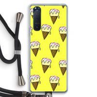 Isjes: Sony Xperia 5 II Transparant Hoesje met koord