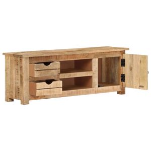 The Living Store TV-meubel - Hout - 110 x 30 x 40 cm - Rustieke uitstraling