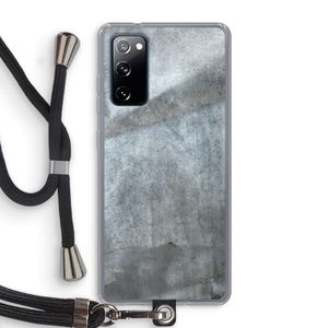 Grey Stone: Samsung Galaxy S20 FE / S20 FE 5G Transparant Hoesje met koord