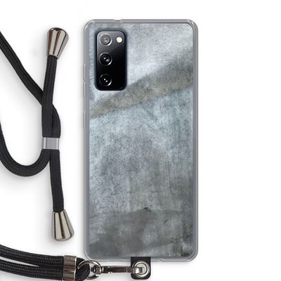 Grey Stone: Samsung Galaxy S20 FE / S20 FE 5G Transparant Hoesje met koord