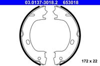 Remschoenset, parkeerrem 03013730182 Remschoenset, parkeerrem 03013730182