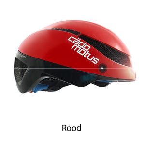 Cadomotus Omega Schaats /  Fiets helm M 54-57 Zwart / Rood