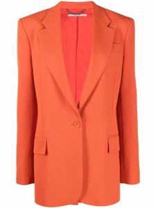 Stella McCartney blazer à simple boutonnage - Orange