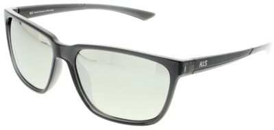 H.I.S zonnebril gepolariseerd rechthoekig cat. 3. zwart/zilver H.I.S zonnebril gepolariseerd rechthoekig cat. 3. zwart/zilver