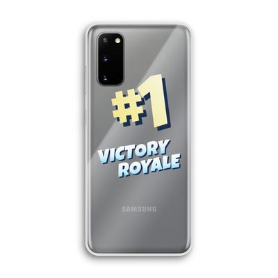 Victory Royale: Samsung Galaxy S20 Transparant Hoesje