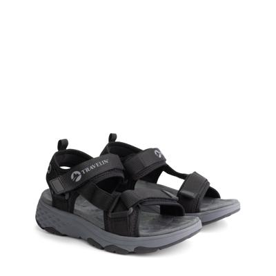 Travelin&apos; Women - straps ankle - Zwart - Maat 42