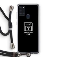 Hello: Samsung Galaxy A21s Transparant Hoesje met koord