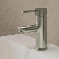 Wastafelkraan SaniClear Exclusive Stripes | Opbouw | Mengkraan | Standaard model | RVS