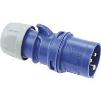 Cee stekker 32A 3-polig blauw IP44 ABL