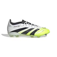 adidas Predator Elite Gras Voetbalschoenen (FG) Kids Wit Zwart Neongeel