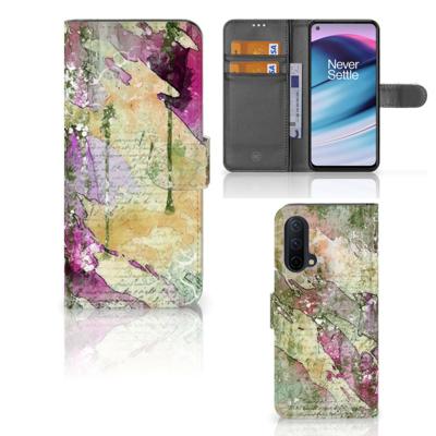 Hoesje OnePlus Nord CE 5G Letter Painting Hoesje OnePlus Nord CE 5G Letter Painting