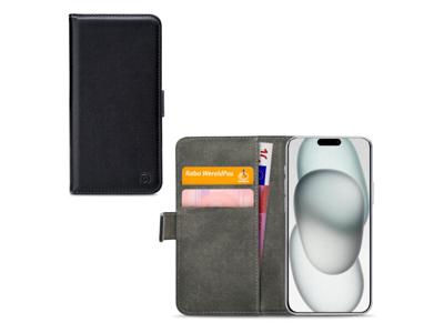 Mobilize Mobilize Classic Gelly Wallet Book Case Apple iPhone 15 Plus Black