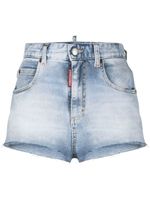 DSQUARED2 short en jean à taille haute - Bleu - thumbnail