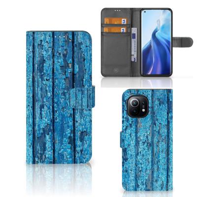 Xiaomi Mi 11 | Book Style Case | Wood Blue
