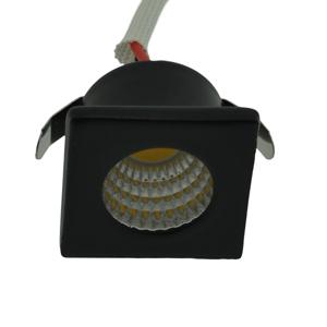 Lyora Vierkant inbouwspotjeForte Mini zwart - VY-001SB