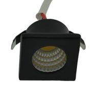Lyora Vierkant inbouwspotjeForte Mini zwart - VY-001SB