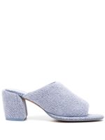 3.1 Phillip Lim mules Naomi Pillow 70 mm en jean - Bleu - thumbnail