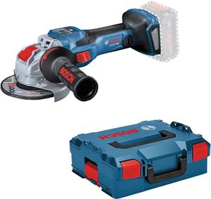 Bosch Blauw GWX 18V-15 SC | Accu haakse slijper | 18 V | X-Lock | L-Boxx | Zonder accu&apos;s en laders - 06019H6500